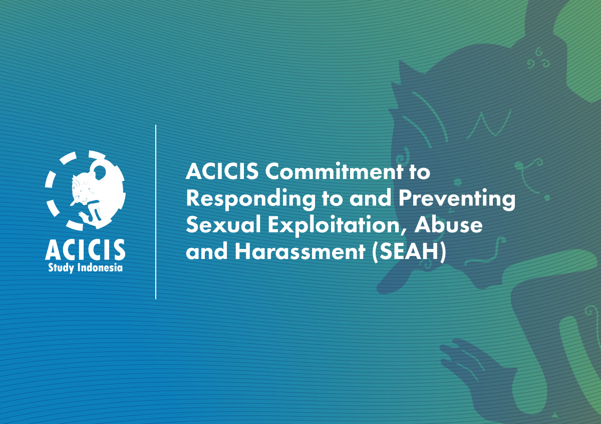 Preventing SEAH Policy - ACICIS. Study Indonesia.